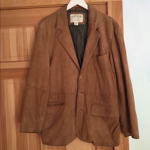 Vintage Orvis Suede Leather Jacket 